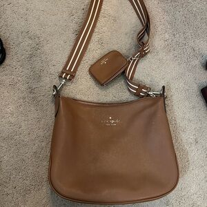 Kate Spade Tan Crossbody Bag with Pouch